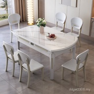 Table Chair Simple Modern Combination Luxury Household Small Apartment Folding 7VUM