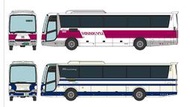 2023 2月 Tomytec 1/150 N規 阪急巴士 四國交通(大阪-阿波池田線)復刻塗裝車