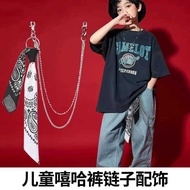 Pants Trousers Chain Hip-Hop Style Waist Chain Overalls Trousers Hip-Hop Children Hip-Hop Square Sca