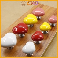 CHO Fashionable Heart Button Creative Toilet Tank Button Toilet Colorful Presser
