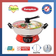 EuropAce 5L Electric Steamboat with Dual Pot [ESB 3161SI]