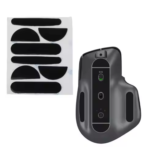 2 Sets 0.6mm Black Mouse Feet Mouse Skates Mouse Stickers Pad for logitech MX Master 3 Mouse C26