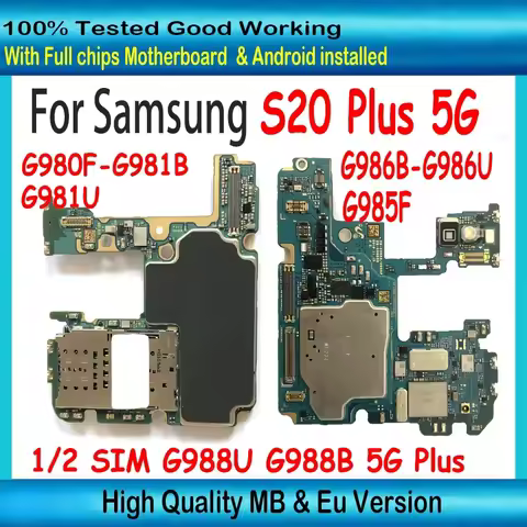 5G For Samsung Galaxy S20 Ultra Plus G988B G988U S20 G980F G981U G981B S20 Plus G985F G986B G986U Un