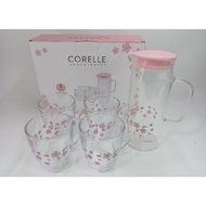 Corelle 5 Pcs Carafe & Mug Set