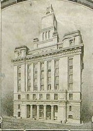 1930年中華民國(十九年)上海中央銀行國父孫中山像滬江海關大樓10圓關金券(第一款)