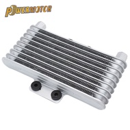 Motorcycle Oil Cooler Oil Engine Radiator Aluminum 125ml Cooling Radiators for 125CC-250CC Motorcycl