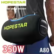 Hopestar speaker A80 alto gravador de áudio portátil de alta qualidade 350W RGB subwoofer home theat