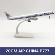 20cm AIR CHINA Airplane 777 B777 Diecast Metal Display Toy Decoration Collection