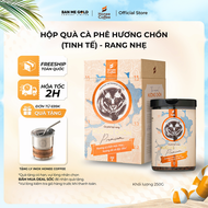 [TẶNG LY INOX] Hộp Quà Cà Phê Hương Chồn (MEDIUM) - 250gr - Cà Phê Chồn Nguyên Chất Chính Hãng Ban M