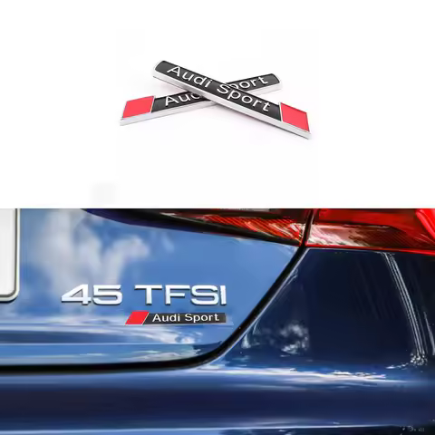 Car Side Body Fender Trunk Sticker Accessories For Audi Sline A3 A1 A4 B8 B7 A6 C7 A5 A7 A8 B9 B6 C6