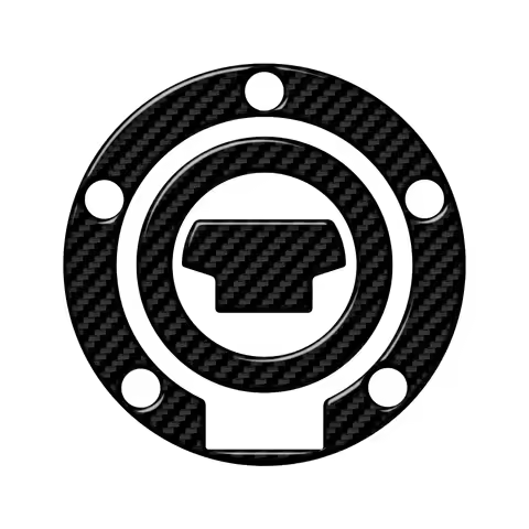 For Yamaha 2000-2016 Fuel Cap Transparent Carbon Fiber Appearance Stickers (5 Holes) R1 R1M R6 FZ1 F
