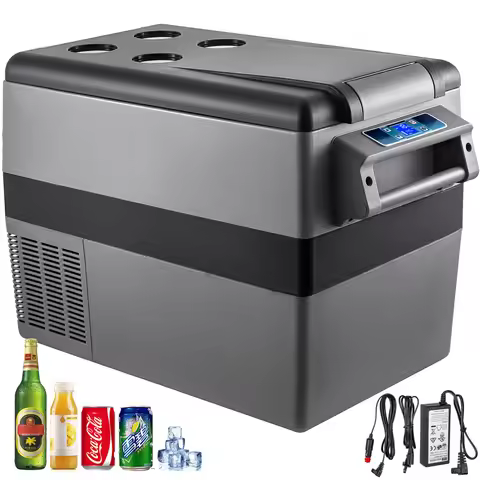 SucceBuy 20L 22L 35L 45L 55L Car Refrigerator Mini Fridge Freezer Portable Compressor Cooler DC 110-