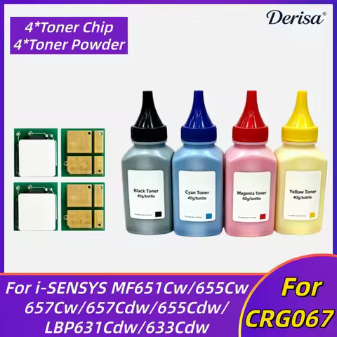 CRG-067 CRG067 Toner+Chip Cartridge Refill Toner Powder for Canon MF654Cdw MF656Cdw MF651Cw MF655 MF