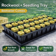 Rockwool Hidroponik for Hydroponic System | Neutral Growing Media for Seedling, Greenhouse & Farming
