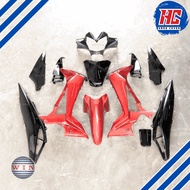 MERAH WIN - SUPRA X 125 07 BATMAN MAROON RED Smooth Body UNIT