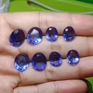 BATU AKIK PERMATA BLUE SAFIR AFRIKA SINTETIC/TIDAK ASLI