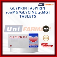 GLYPRIN [ASPIRIN 100MG+GLYCINE 45MG] 30 TABLETS [1 BOX]