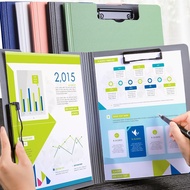 A4 PP PLASTIC HARD COVER A4 DOUBLE CLIPBOARD