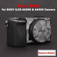 A6400 A6300 Camera Sticker Anti-scratch Cover Film Premium Decal Skin para sa Sony ILCE-A6300 & A640