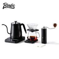 BINCOO V60 Hand Drip Coffee Dripper Drip Coffee Server with Coffee Grinder Set Coffee Brewing Utensi