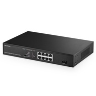 Binardat 8 Port 2.5G PoE Switch with 10G SFP+ Port, 8 x 2.5 Gigabit RJ-45 Base-T Ports, IEEE802.3af/