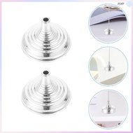 6 Pcs Flag Stand for Small Flags Desk Mini Holder Table 5.50X5.50X3.50CM Silver  junshaoyipin