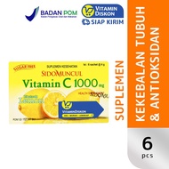 Sidomuncul Vitamin C 1000mg Lemon Extract 1 Box (6Pc) | Immune Supplements And Antioxidants