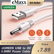 UGREEN 1M USB to DC 3.5mm Power Cable LUNA Charging Cable USB A Male to 3.5 Jack Connector 5V Power 