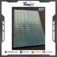 DL Dalin - C012 - Number (Bronzing Gold)