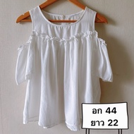 Blouse Off-Shoulder Top E hyphen world gallery Brand Second Hand (E0005)