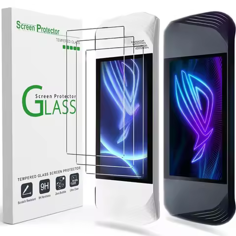 Tempered Glass Screen Protectors for ASUS ROG Ally X Game Console HD Anti-scratch Hardness Protectiv