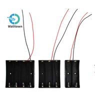 18650 Battery Clip 2/3/4 Slots 3.7V DIY Battery Storage Box Plastic Batteries Case with Connect Lead