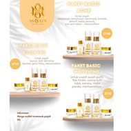NS QUEEN SKINCARE PAKET BASIC PREMIUM EXPRES WHITENING ACNE GLOWING ECER ORIGINAL BPOM DAY CREAM NIG