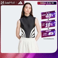 adidas ไลฟ์สไตล์ ชุดบอดี้สูทแขนกุด Atlanta ผู้หญิง สีดำ IW5513