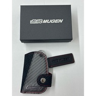 MUGEN Smart Key Case / CARBON / Black - Red / TYPE B / PN: 90000-XYM-374B-RD