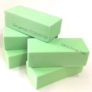 Gabus bunga hijau 23cm x 9cm x 10cm