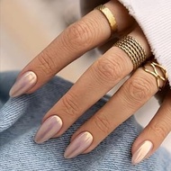 KLOSS BEAUTY BELLA HADID Long Oval Nails - Set of 24 reusable, Uv treated gel finished Press-On nail