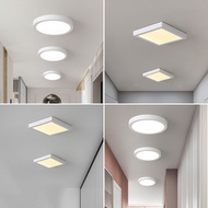 HY&amp; Ultra-Thin Surface-MountedledCeiling Lamp round Living Room Lamps Square Kitchen Study Balcony Creative Corridor Ais
