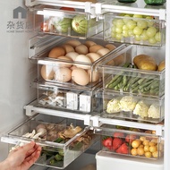 Clear Fridge Undershelf Pull-Out Drawer Organiser