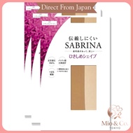 GUNZE SABRINA Support Shape Stockings - Durable, 3-Pack for Women, Various Colors