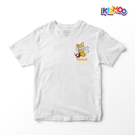 SONIC The Hedgehog Tails Tee Children Clothes Friend Shirt Cartoon Brother Sisters Tshirt for Girls 
