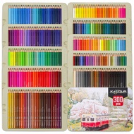 300 color tin box colored pencil set Art graffiti oil colored pencil painting set wood Sketch Pain
