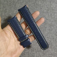 With Standard Adapt to Western Iron City Blue Angel AT8020-03L 54L Arc Blue First Layer Cowhide Watc
