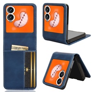 For Infinix Zero Flip 2024 Case Premium Wallet Leather Flip Multi-card slot Cover For Infinix Zero F