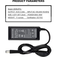 65W 7.4mm Tip Replacement AC Adapter for Dell Latitude 3190 7470 5580 7280 LA65NS2-01 E5570 E7450 E6