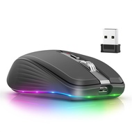 Silent Mouse Wireless Bluetooth Mouse Ergonomic Mouse 2400 DPI Optical Gamer Mause