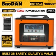 600W Power Station 558800mAh Large Capacity Power Bank 220V Portable Power Station Solar Generator