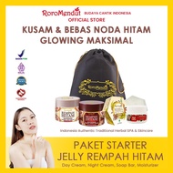 Roro Mendut Paket Rempah Hitam Whitening Starter Jelly Package | Skincare Pemutih kulit Glowing Cera