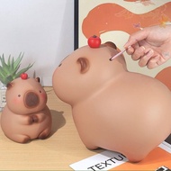 BLISS Crayon Capybara Piggy Bank, Capybara Vinyl Capybara Piggy Bank, Creative Decorative Large Capa