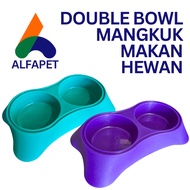 BD001 double bowl cat dog animal food bowl BD 001